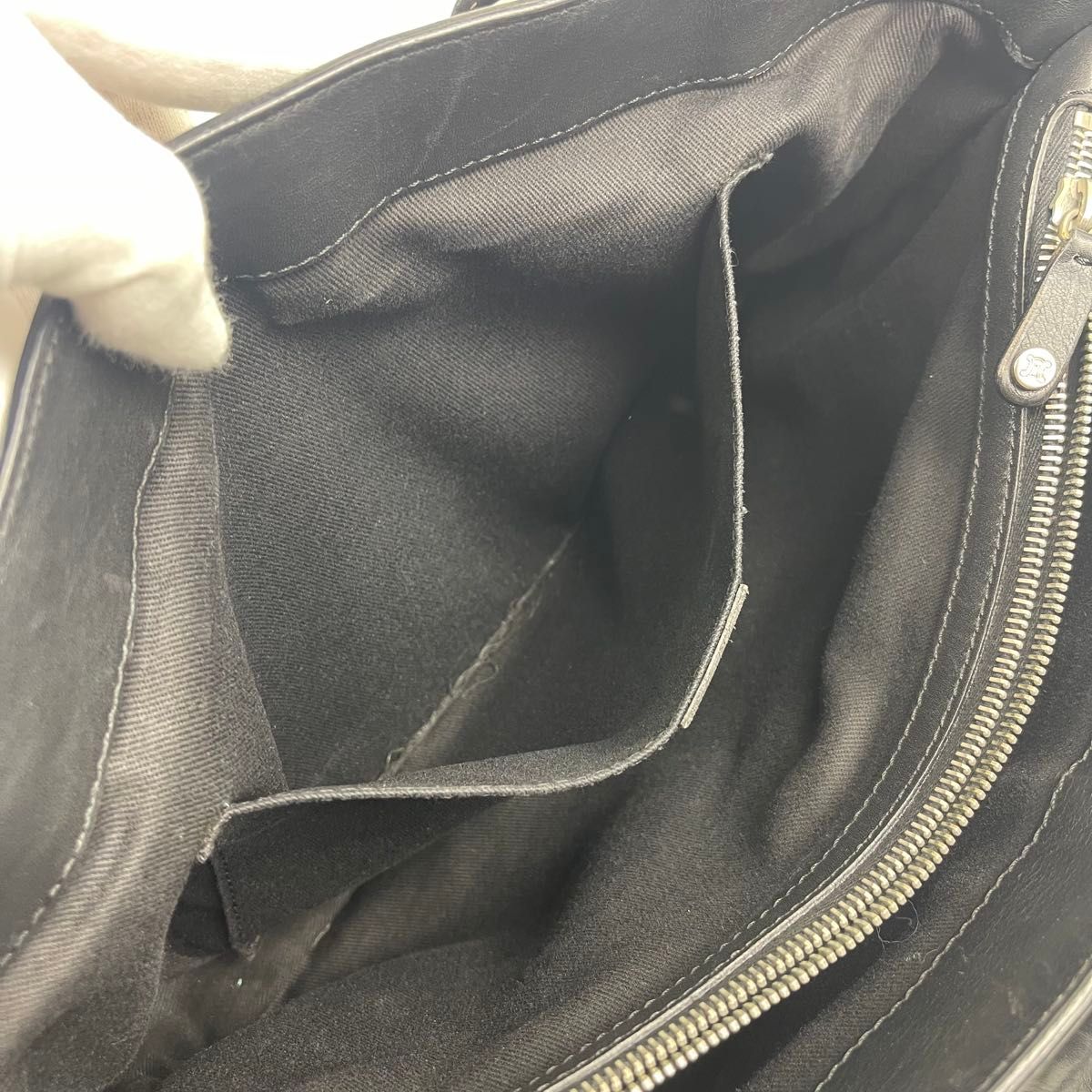 美品 CELINE ブギーバッグ ハンドバッグ レザー ブラック 美品 CELINE ブギーバッグ ハンドバッグ レザー ブラック