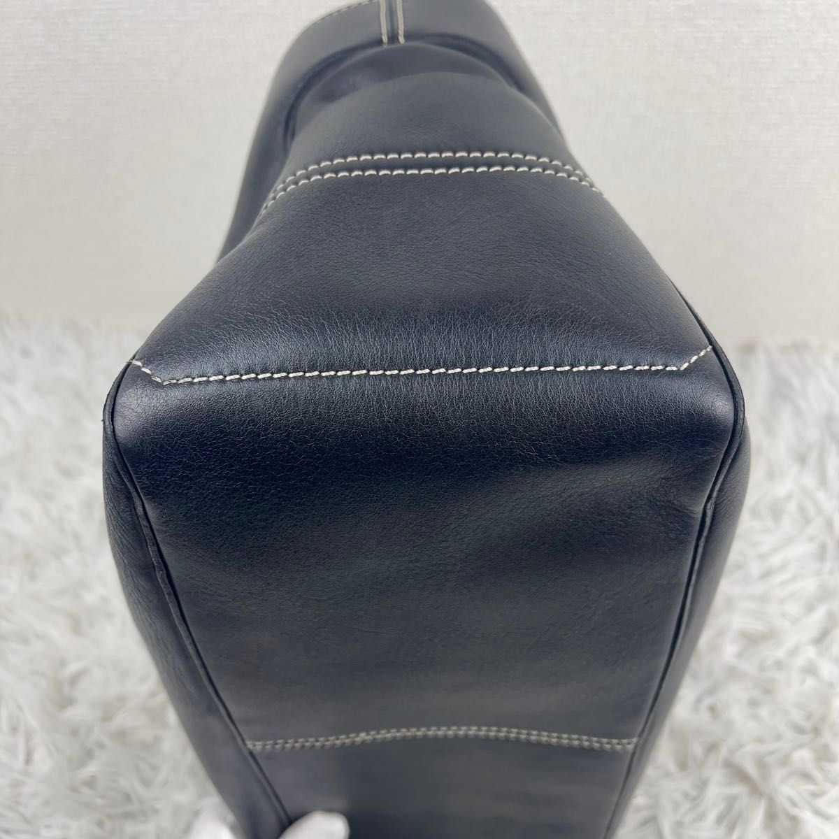 美品 CELINE ブギーバッグ ハンドバッグ レザー ブラック 美品 CELINE ブギーバッグ ハンドバッグ レザー ブラック