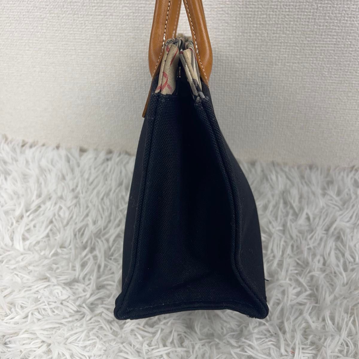 極美品 バーバリーブルーレーベル トートバッグ ノバチェック 極美品 バーバリーブルーレーベル トートバッグ ノバチェック