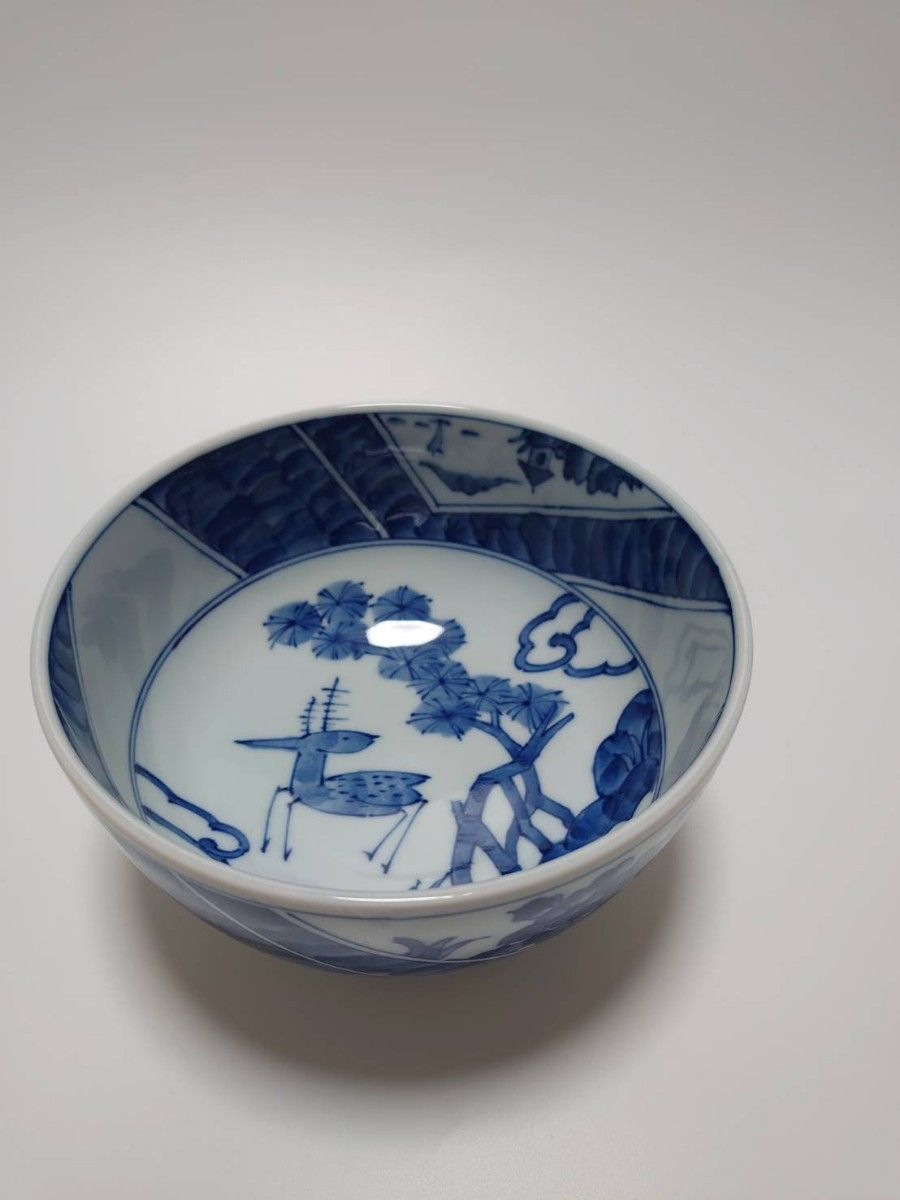 青い鹿と木の絵柄陶器製丼|Yahoo!フリマ(旧PayPayフリマ) 青い鹿と木の絵柄陶器製丼|Yahoo!フリマ(旧PayPayフリマ)