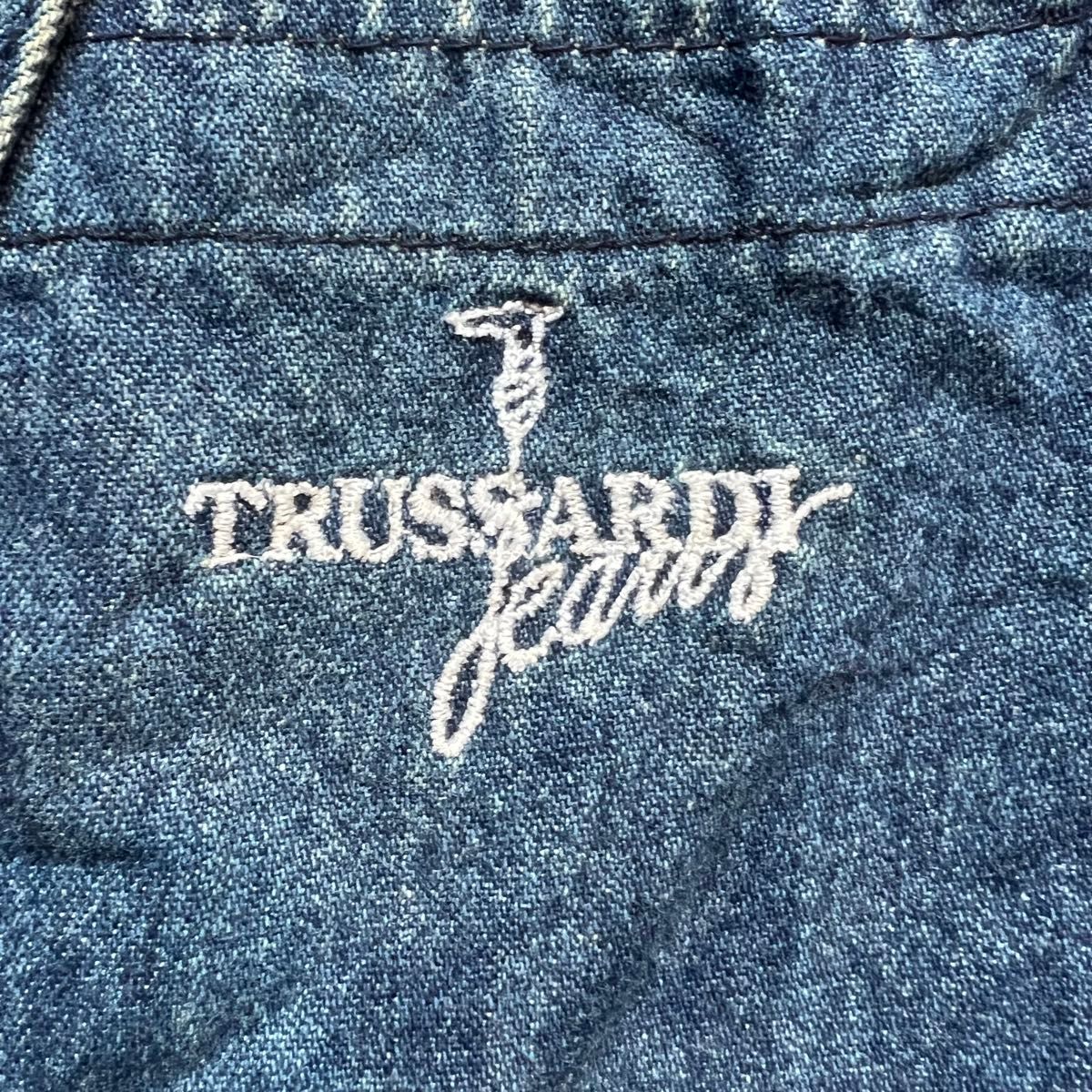イタリア製 【TRUSSARDI トラサルディ】デニムジャケット イタリア製 【TRUSSARDI トラサルディ】デニムジャケット