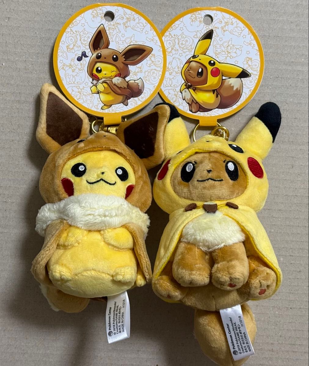 ピカチュウポンチョのイーブイ イーブイポンチョのピカチュウ 2 ピカチュウポンチョのイーブイ イーブイポンチョのピカチュウ 2