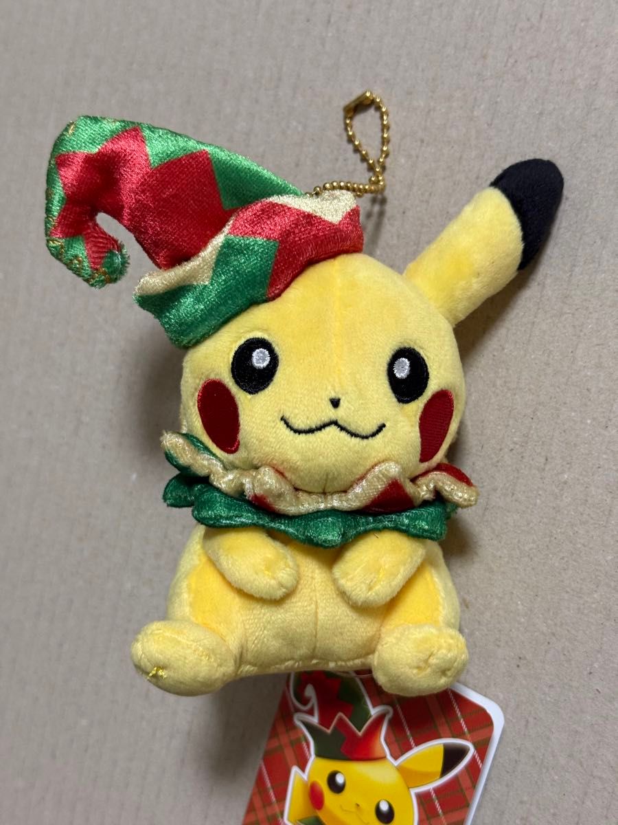 ピカチュウ クリスマス ぬいぐるみ マスコット キーチェーン ピカチュウ クリスマス ぬいぐるみ マスコット キーチェーン