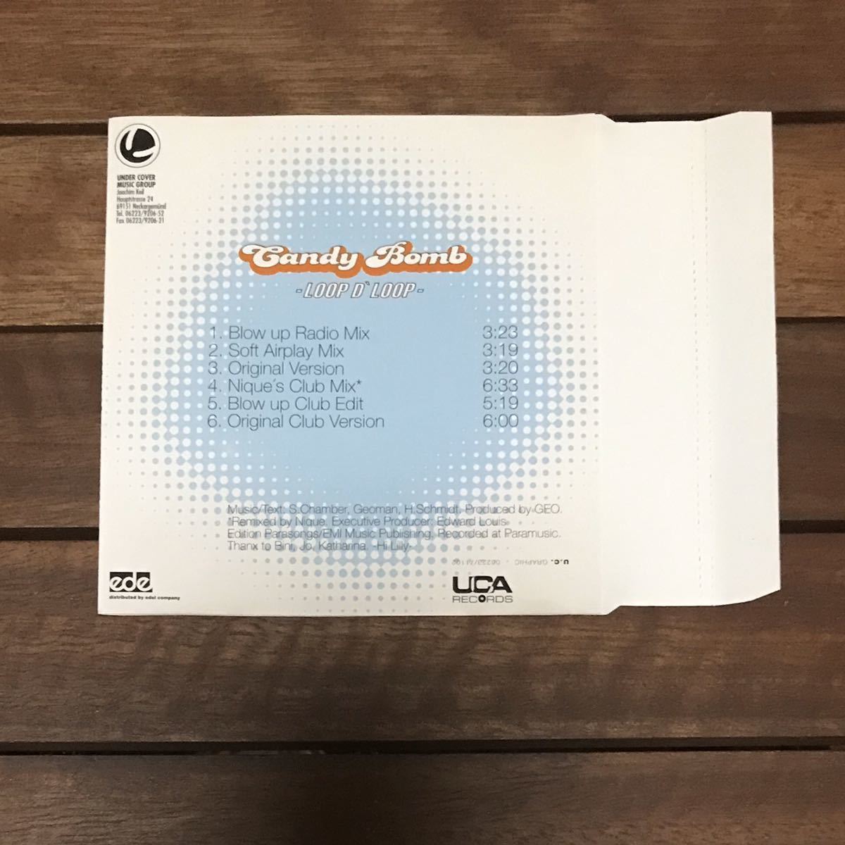 【eu-rap】Candy Bomb / Loop D' Loop［CDs］《3f035》_画像2