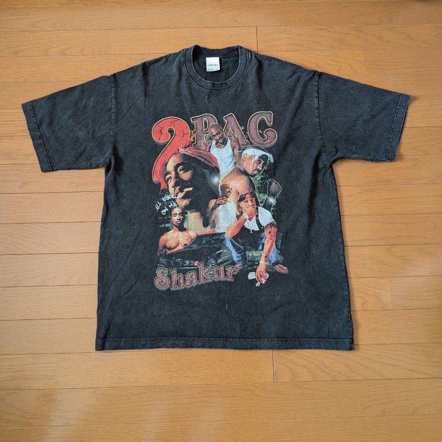 美品】2Pac Tシャツ XLサイズ ヴィンテージ風 アメカジ HIPHOP 美品】2Pac Tシャツ XLサイズ ヴィンテージ風 アメカジ HIPHOP