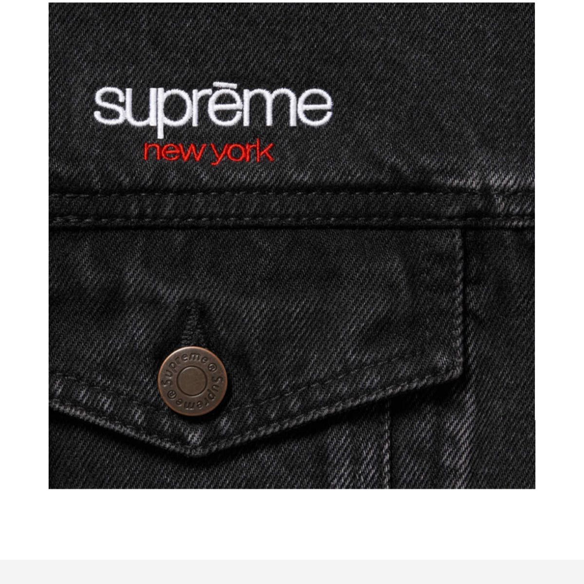 supreme Denim Trucker Jacket BLACK Sサイズ|Yahoo!フリマ(旧 supreme Denim Trucker Jacket BLACK Sサイズ|Yahoo!フリマ(旧