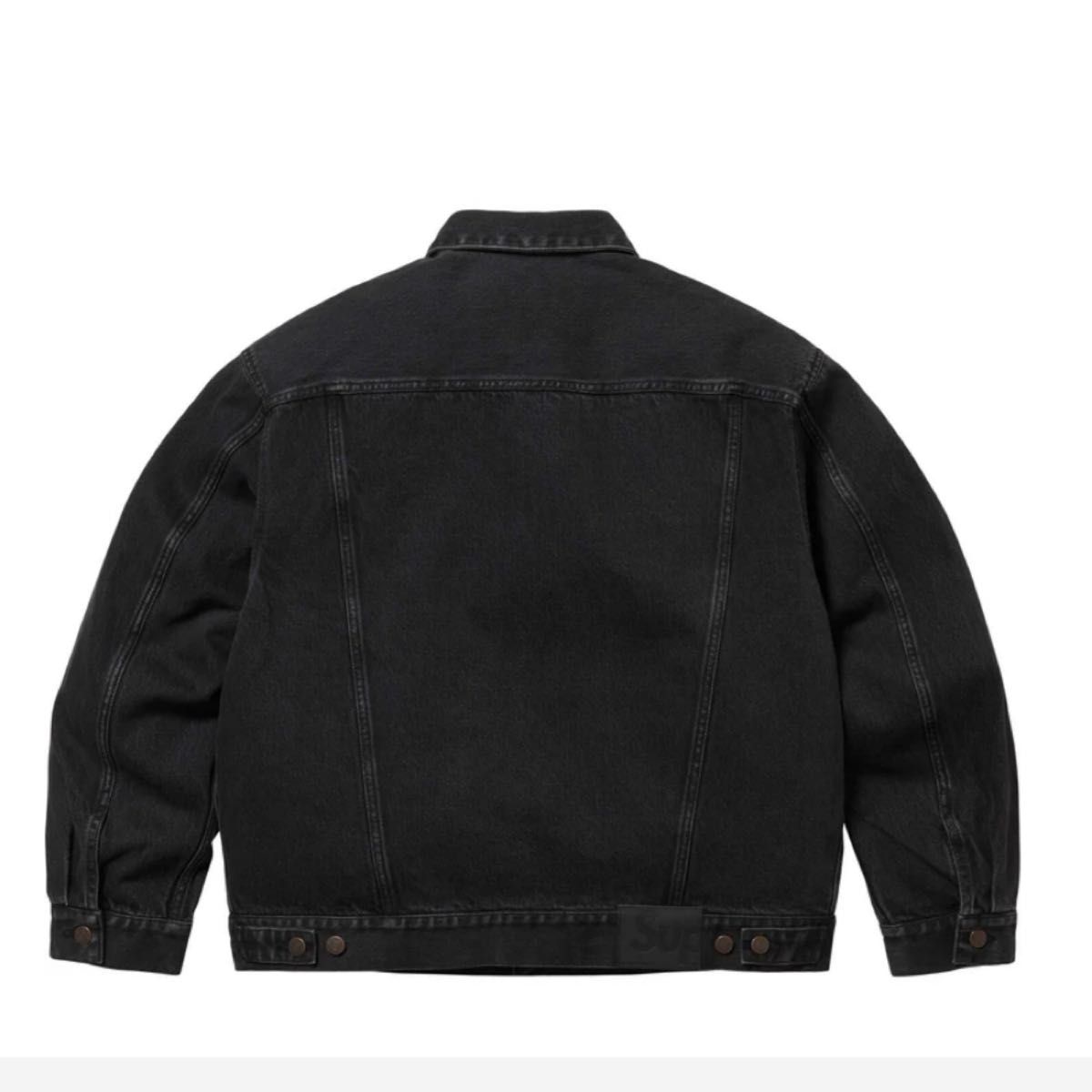 supreme Denim Trucker Jacket BLACK Sサイズ|Yahoo!フリマ(旧 supreme Denim Trucker Jacket BLACK Sサイズ|Yahoo!フリマ(旧
