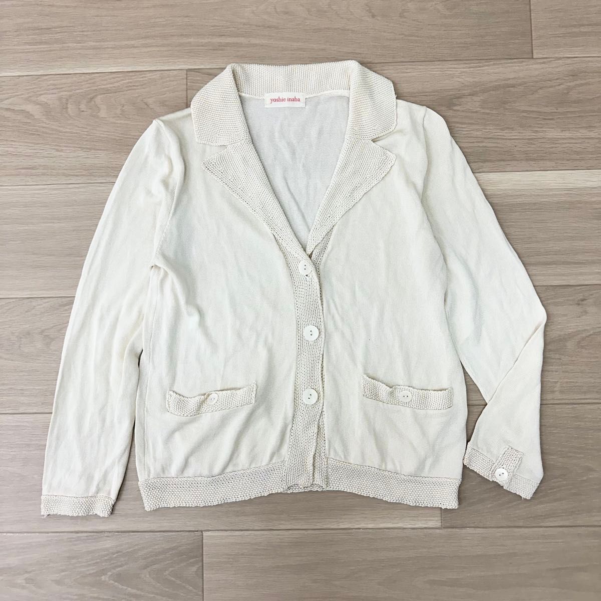 yoshie inaba ヨシエイナバ シルク100% カーディガン 高品質 yoshie inaba ヨシエイナバ シルク100% カーディガン 高品質