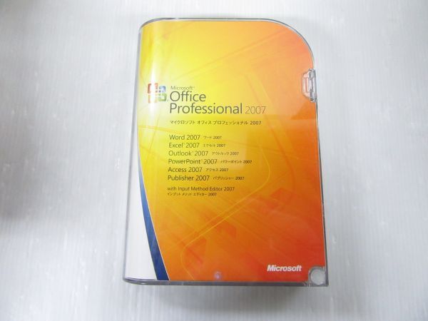 中古品★Microsoft Office Professional 2007★通常版