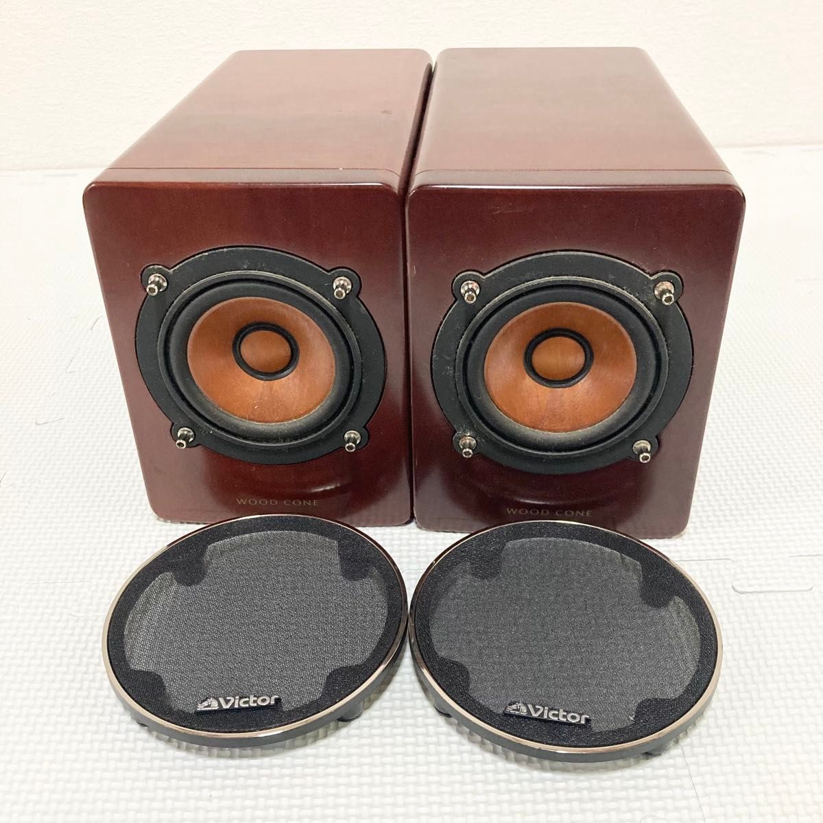 ビクター SP-EXA3 ウッドコーンスピーカー ペア シリアル同番 ビクター SP-EXA3 ウッドコーンスピーカー ペア シリアル同番