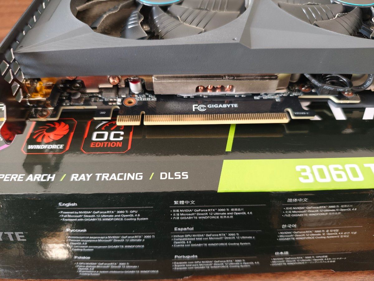 GIGABYTE GeForce RTX3060Ti EAGLE OC 8G グラフィックボード GIGABYTE GeForce RTX3060Ti EAGLE OC 8G グラフィックボード