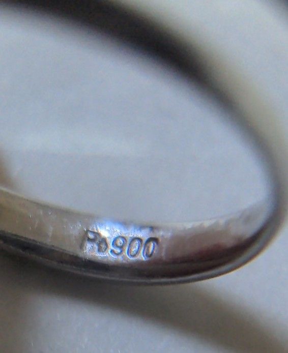pt900プラチナ天然ダイヤソリティアリング0 07ct 9号 鑑定済み pt900プラチナ天然ダイヤソリティアリング0 07ct 9号 鑑定済み