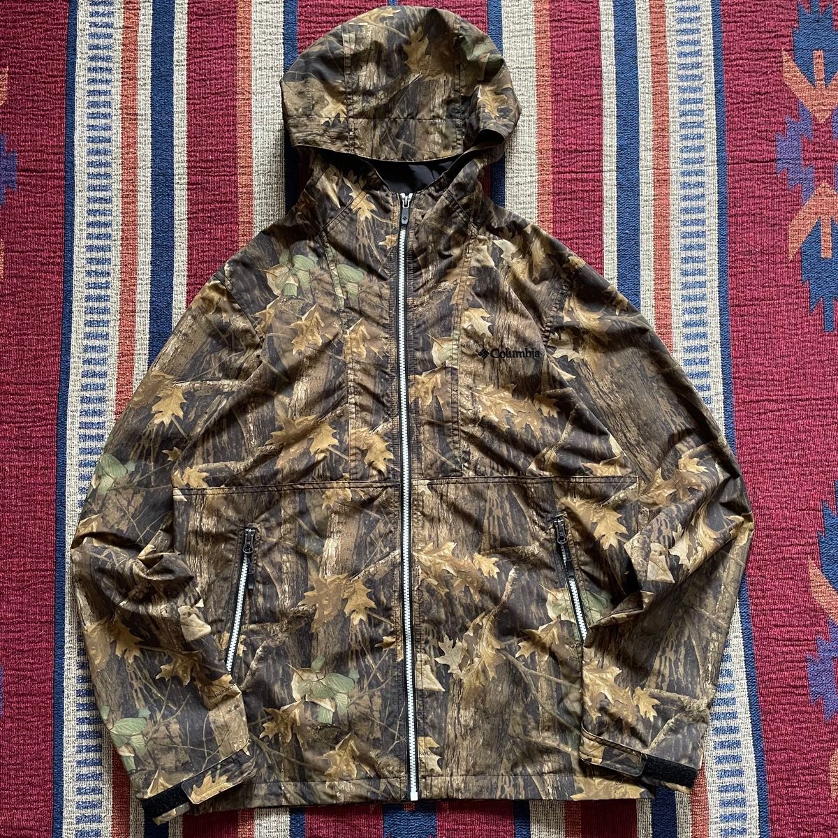 Columbia リアルツリーナイロンジャケット上下セットアップL 撥 Columbia リアルツリーナイロンジャケット上下セットアップL 撥