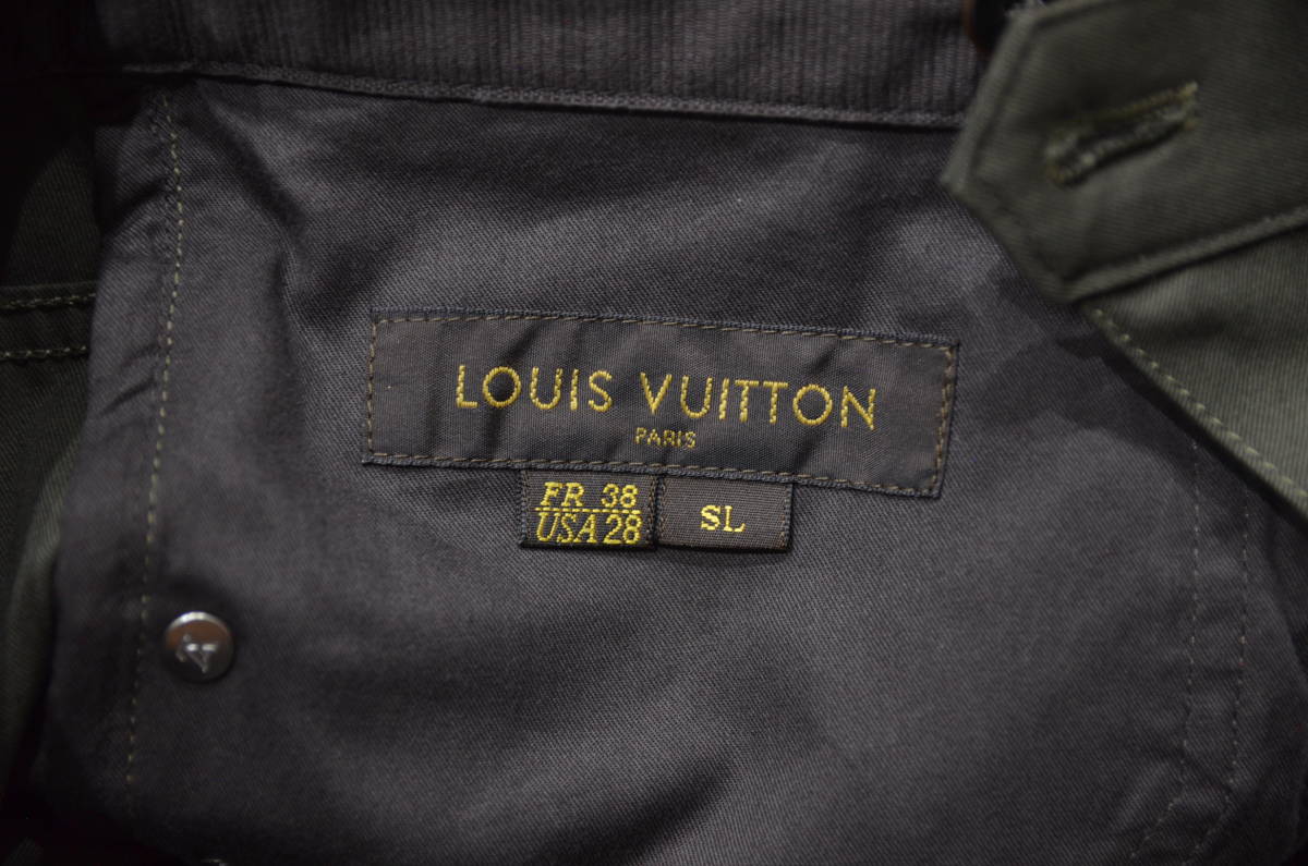 15AW ルイヴィトン louis vuitton ガストン パッチ コットン パンツ Y-22893B