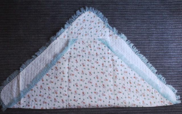  retro Vintage baby child miscellaneous goods *.... .. pretty quilting. blanket * remake 