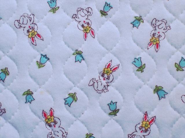  retro Vintage baby child miscellaneous goods *.... .. pretty quilting. blanket * remake 