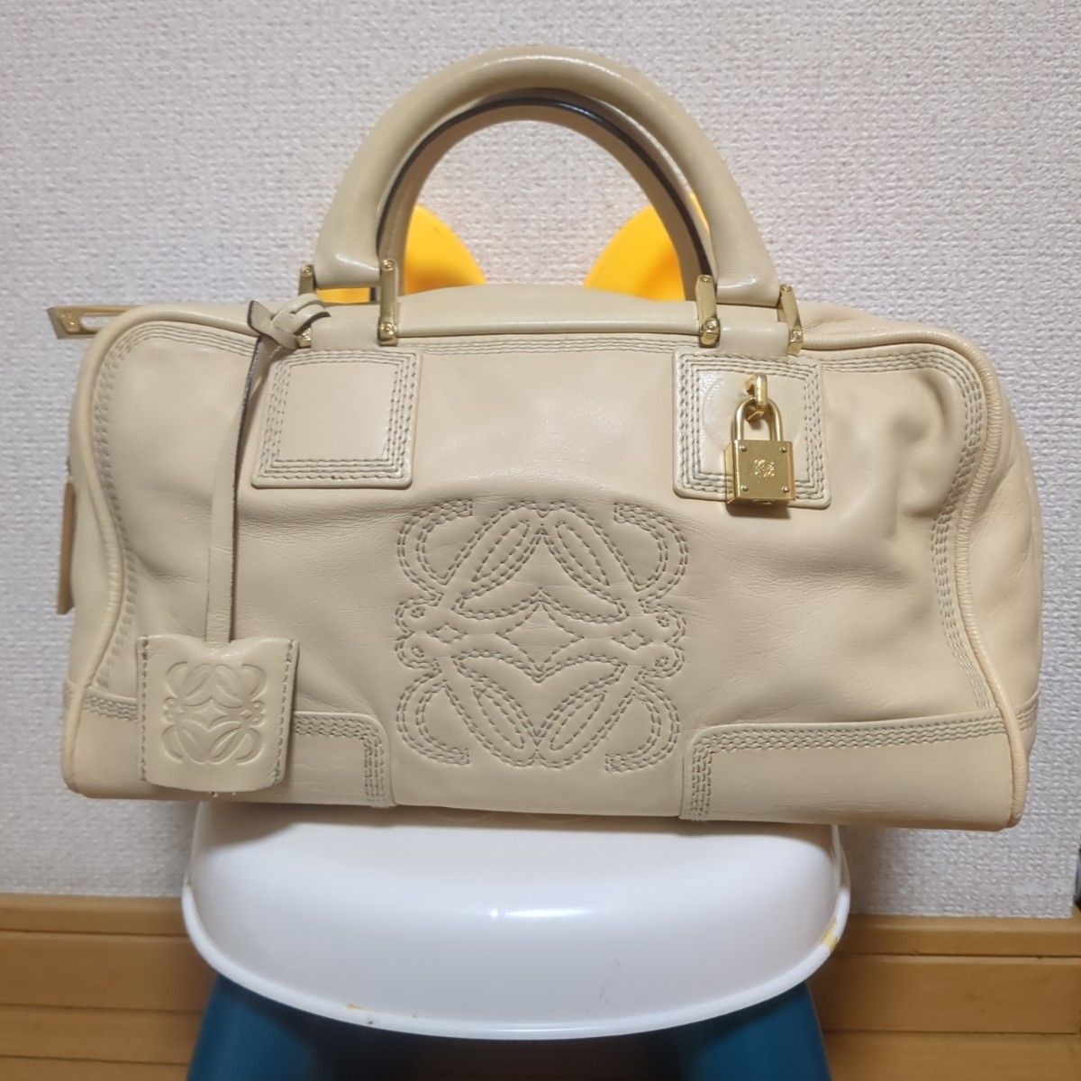 GWまでの出品】LOEWE ロエベ ハンドバッグ レザー アマソナ28 GWまでの出品】LOEWE ロエベ ハンドバッグ レザー アマソナ28