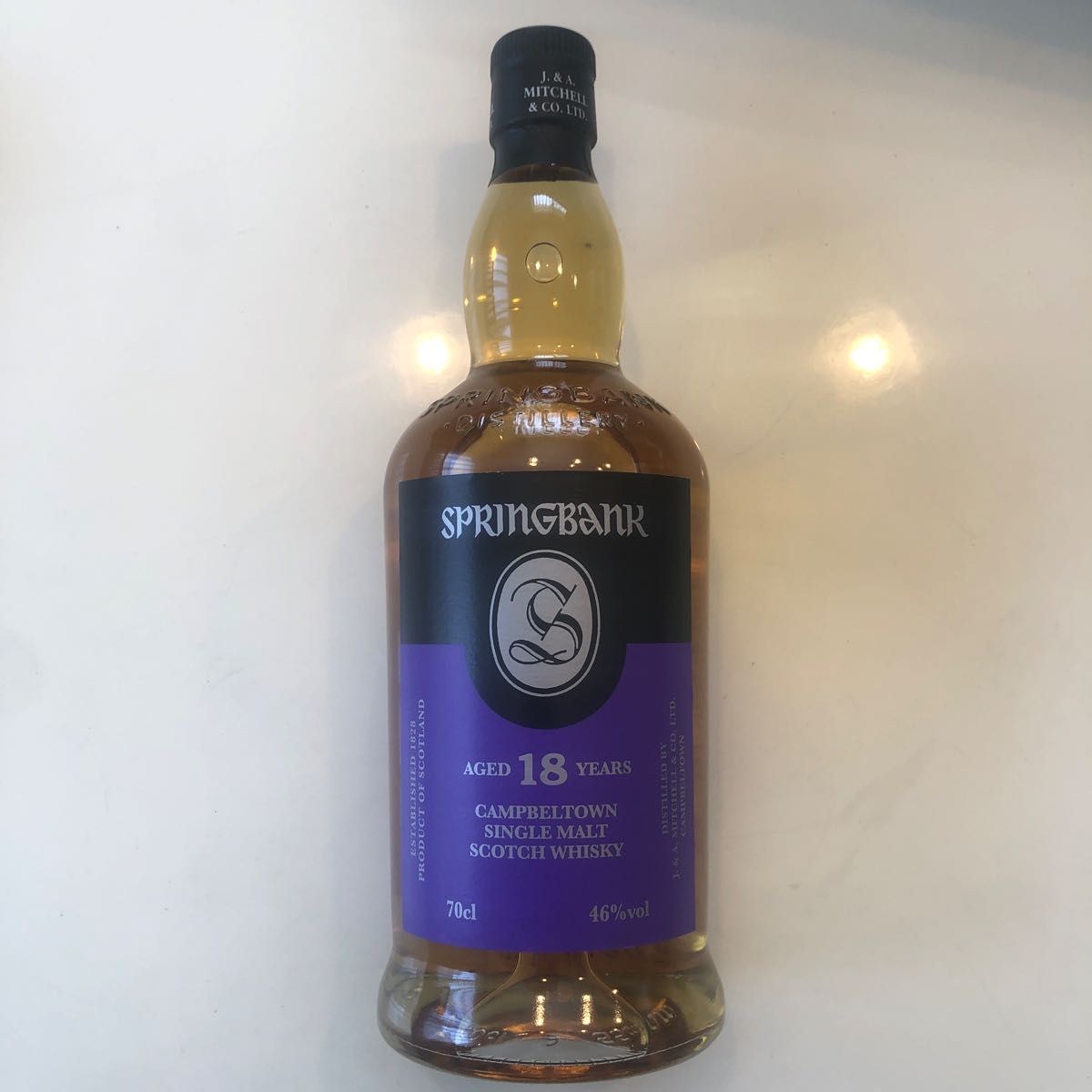 スプリングバンク 18年 シングルモルト 700ml 46% SPRINGBANK スプリングバンク 18年 シングルモルト 700ml 46% SPRINGBANK