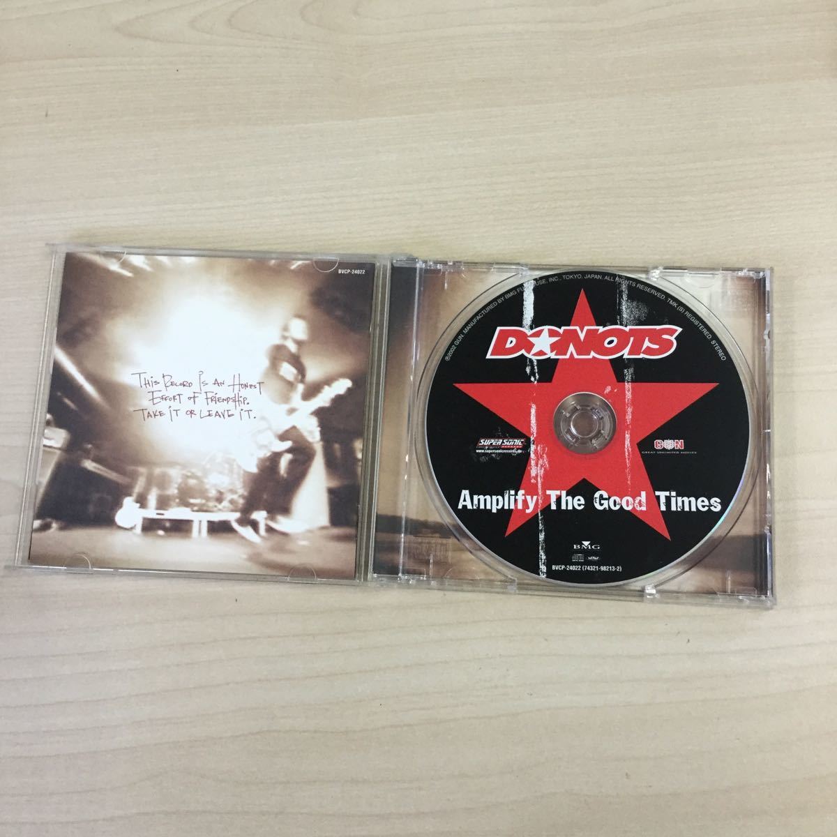 【中古品】アルバム CD DONOTS Amplify The Good Times BVCP-24022_画像3