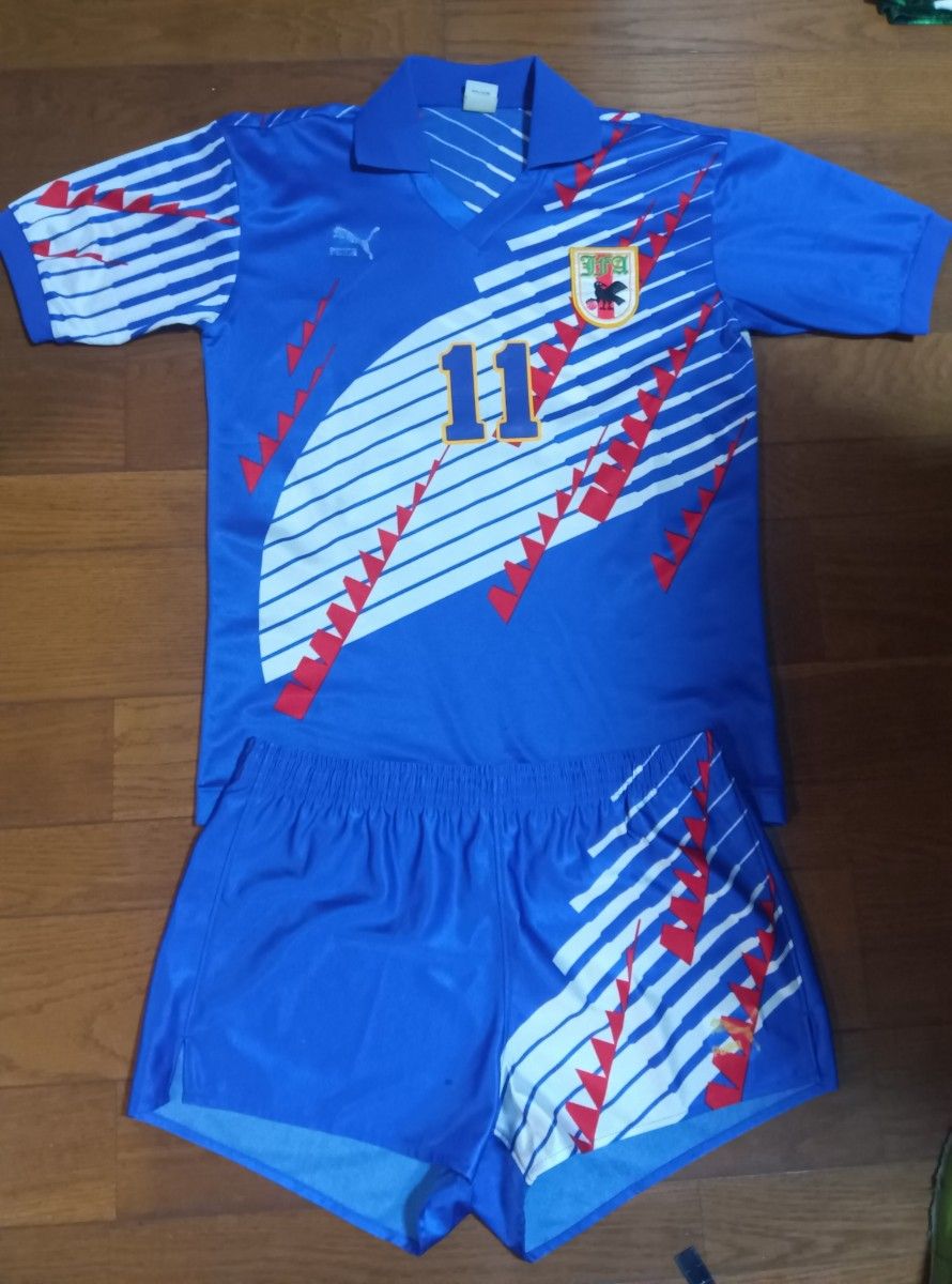 93 ドーハの悲劇 日本代表 11番 三浦知良 上下セット 正規品 93 ドーハの悲劇 日本代表 11番 三浦知良 上下セット 正規品