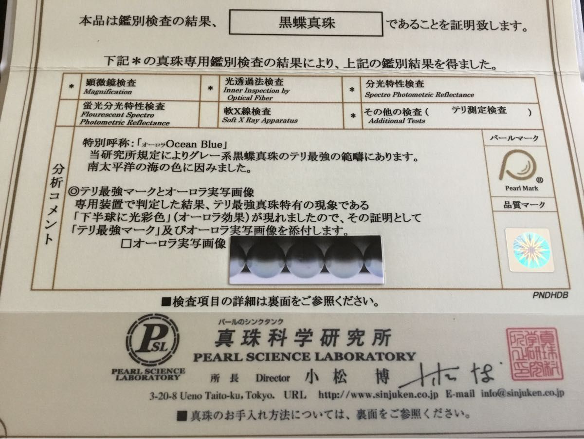 真珠鑑別鑑定書付き】黒蝶真珠 SV925 ネックレスN 散珠ペアSP 真珠鑑別鑑定書付き】黒蝶真珠 SV925 ネックレスN 散珠ペアSP