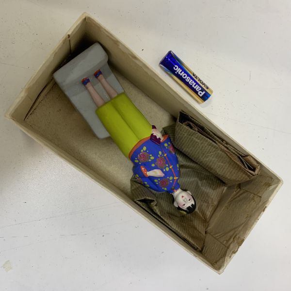 古い陶器製人形 中国人 女性 高さ約14.5cm 郷土玩具 古民藝 古 古い陶器製人形 中国人 女性 高さ約14.5cm 郷土玩具 古民藝 古