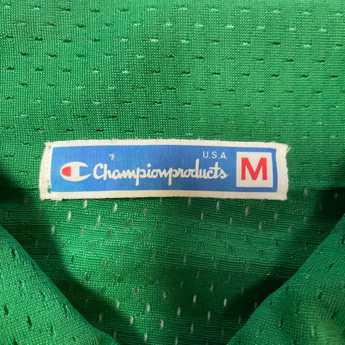 激レア】70s 80s USA製 championメッシュ ポロシャツ M 緑 激レア】70s 80s USA製 championメッシュ ポロシャツ M 緑