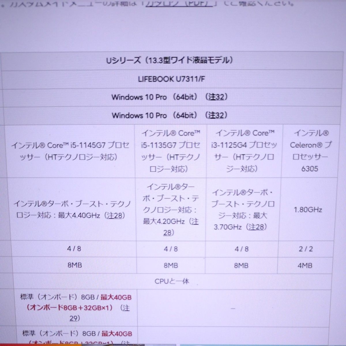 富士通 LIFEBOOK U7311/F 第11世代 メモリ8G SSD256 win11 富士通 LIFEBOOK U7311/F 第11世代 メモリ8G SSD256 win11