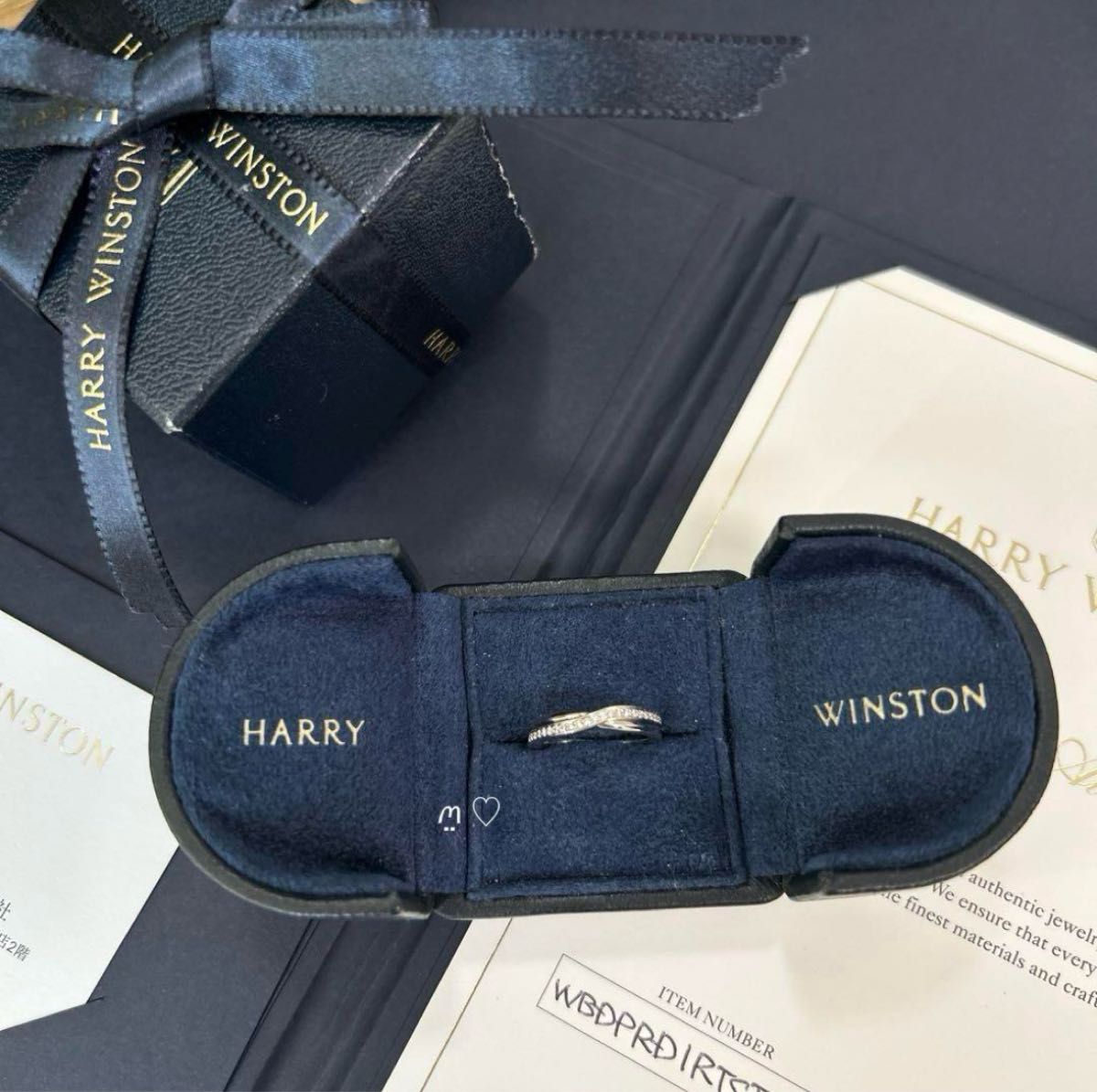 HARRY WINSTONハリーウィンストン トリストワンロウバンドリング HARRY WINSTONハリーウィンストン トリストワンロウバンドリング