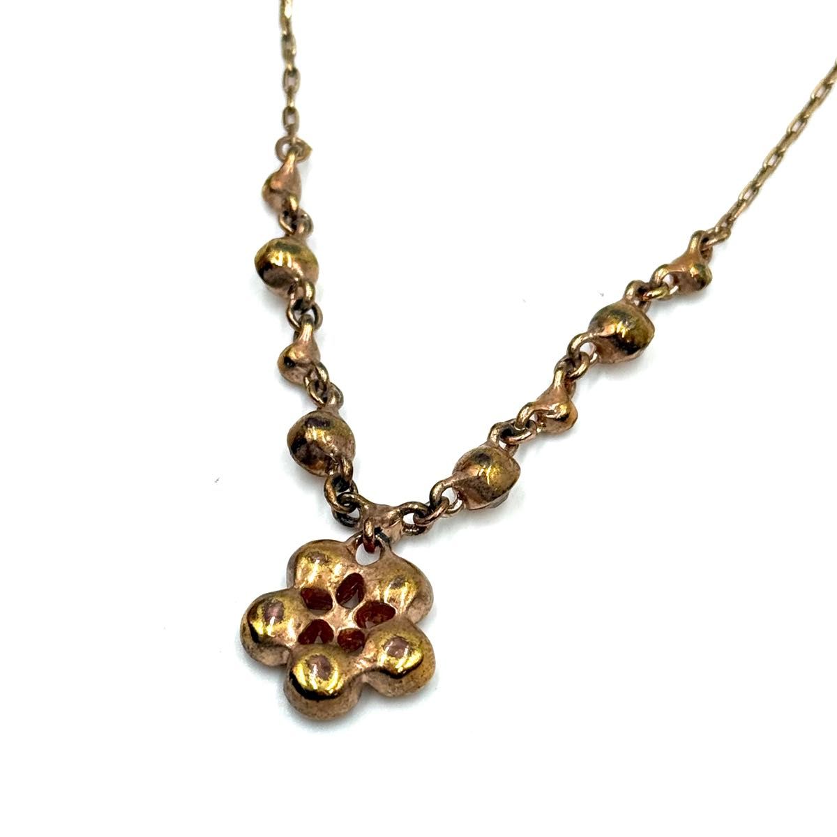 GIVENCHY ジバンシー チョーカー ネックレス フラワー ブロンズ GIVENCHY ジバンシー チョーカー ネックレス フラワー ブロンズ