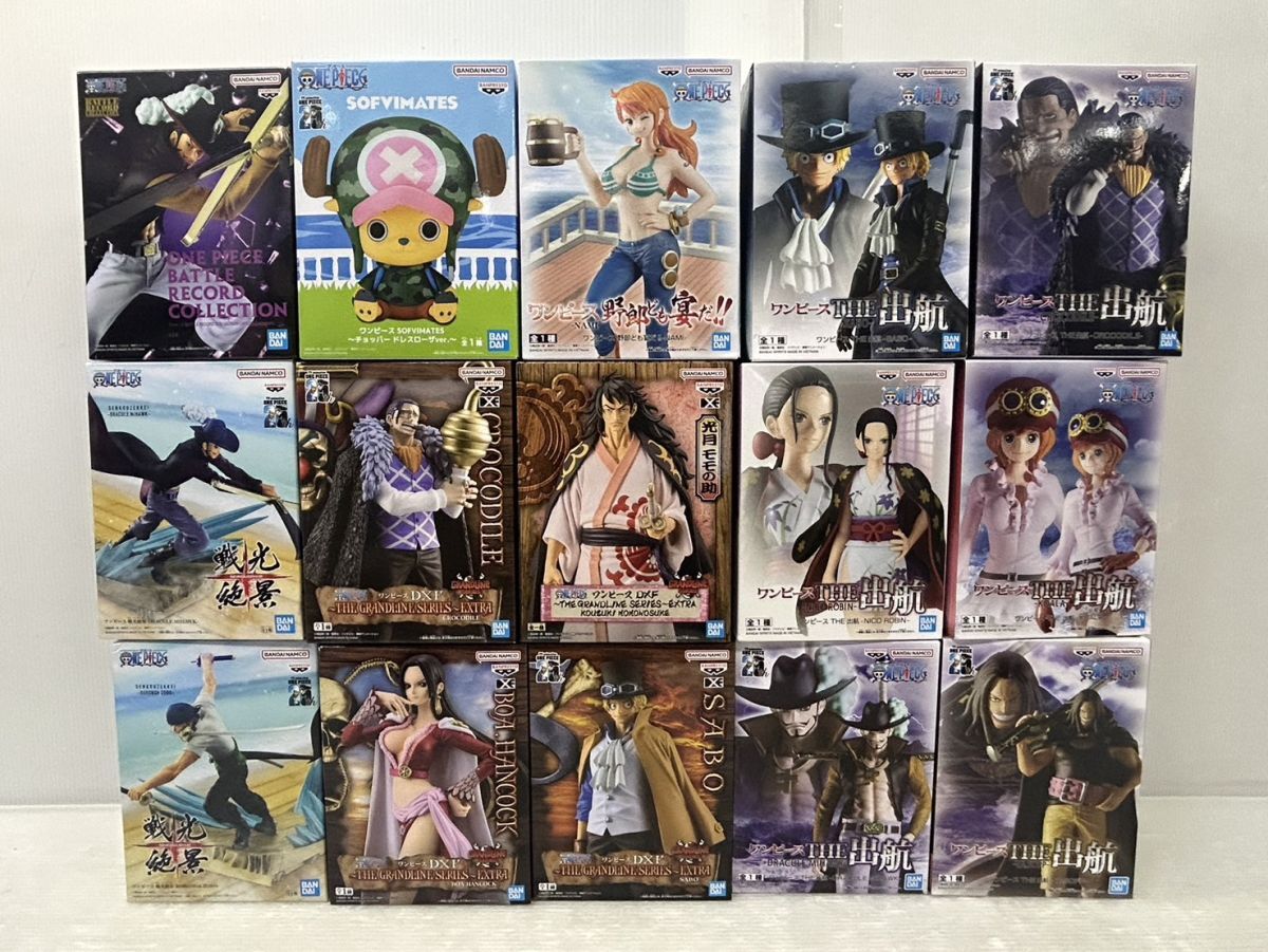HM072-250415-52【未開封】ワンピースフィギュア 15体まとめ DXF HM072-250415-52【未開封】ワンピースフィギュア 15体まとめ DXF
