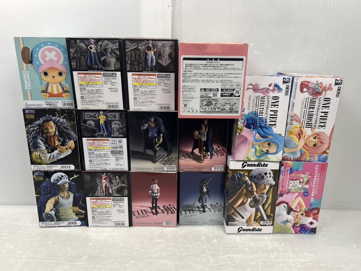 HM080-250415-52【未開封】ワンピース フィギュア 16体まとめ 一 HM080-250415-52【未開封】ワンピース フィギュア 16体まとめ 一