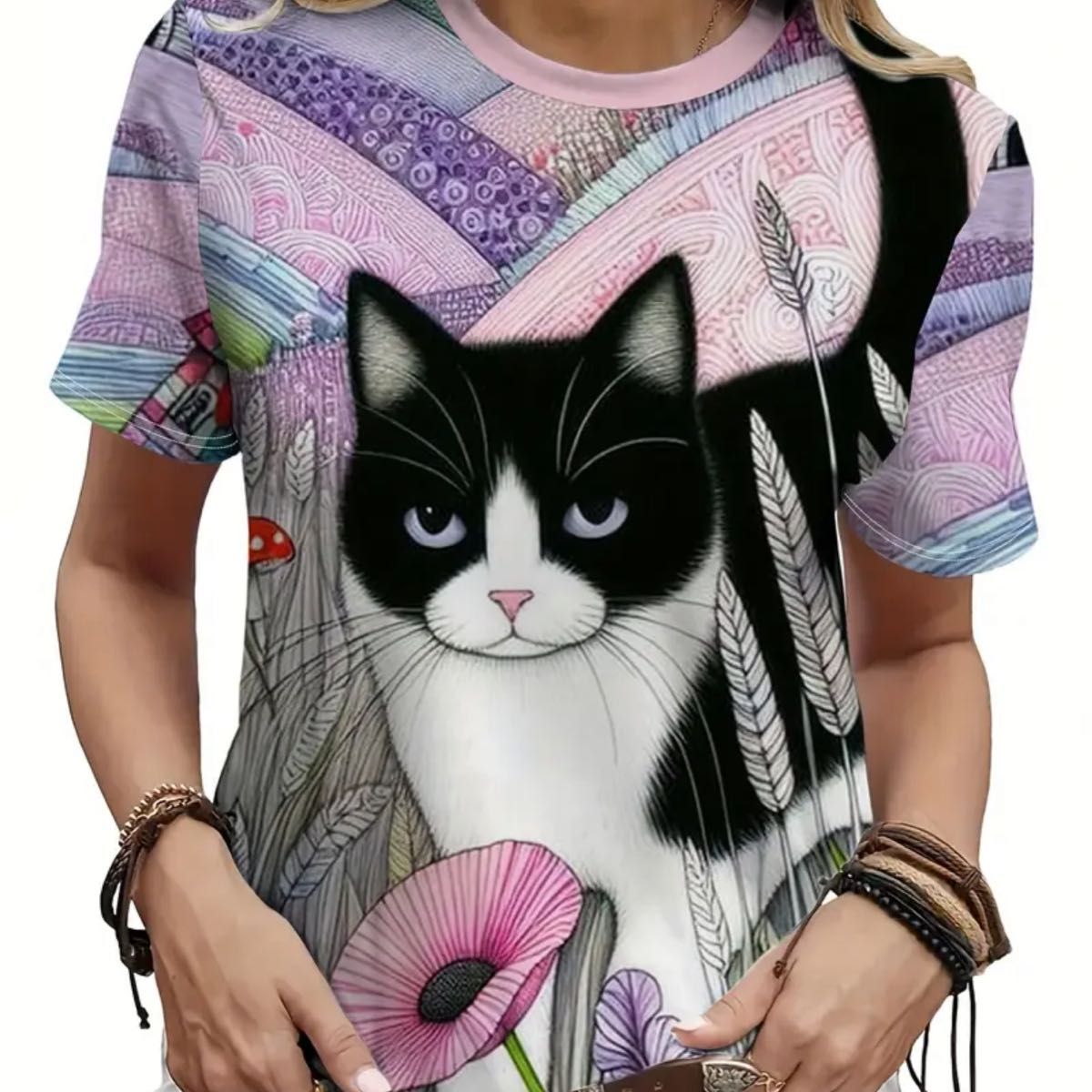 黒猫柄 半袖Tシャツ|Yahoo!フリマ(旧PayPayフリマ) 黒猫柄 半袖Tシャツ|Yahoo!フリマ(旧PayPayフリマ)