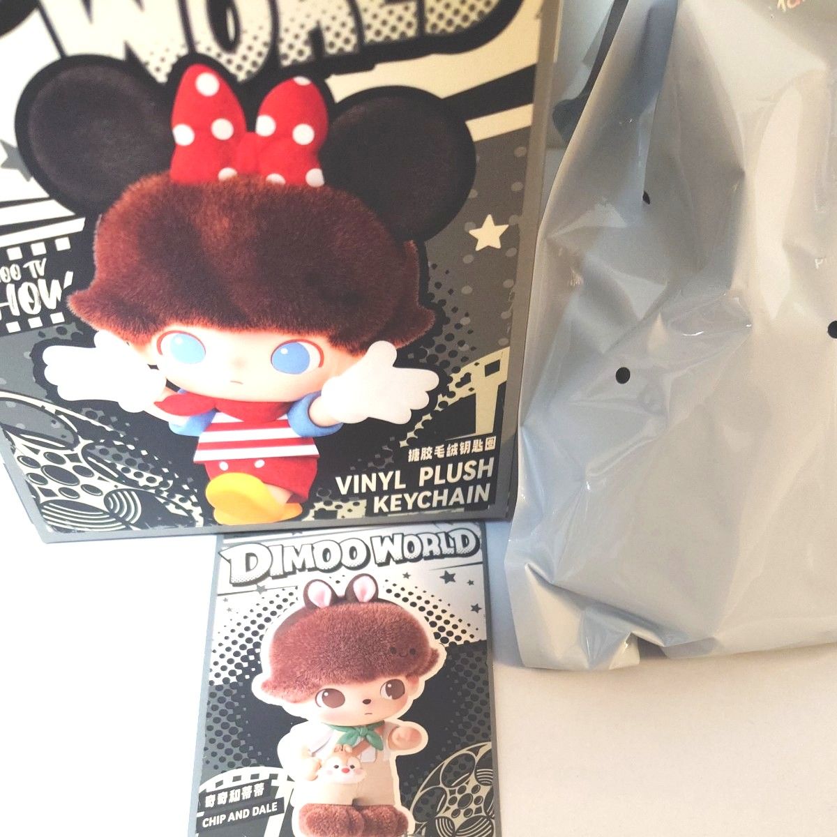 POPMART DIMOO WORLD × DISNEY ぬいぐるみキーチェーン チップ POPMART DIMOO WORLD × DISNEY ぬいぐるみキーチェーン チップ