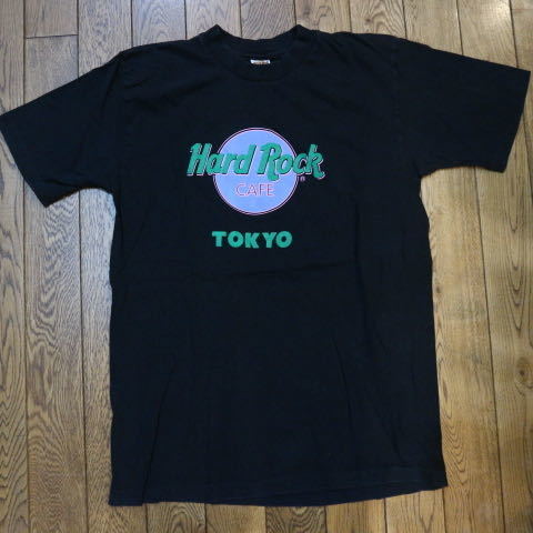 90s Hard Rock Cafe Tシャツ TOKYO XL ブラック ハードロックカフェ ロゴ 半袖 シングルステッチ_画像2