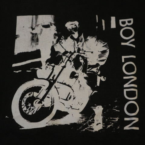 90s BOY LONDON STEPHANE RAYNOR Tシャツ M ブラック ボーイロンドン オールド ロゴ_画像3