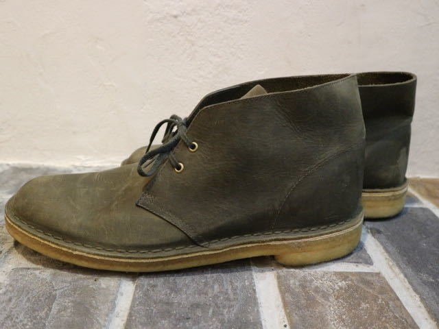 clarks ORIGINALS DESERT BOOT US10.5 28.5cm olive Clarks desert boots suede 
