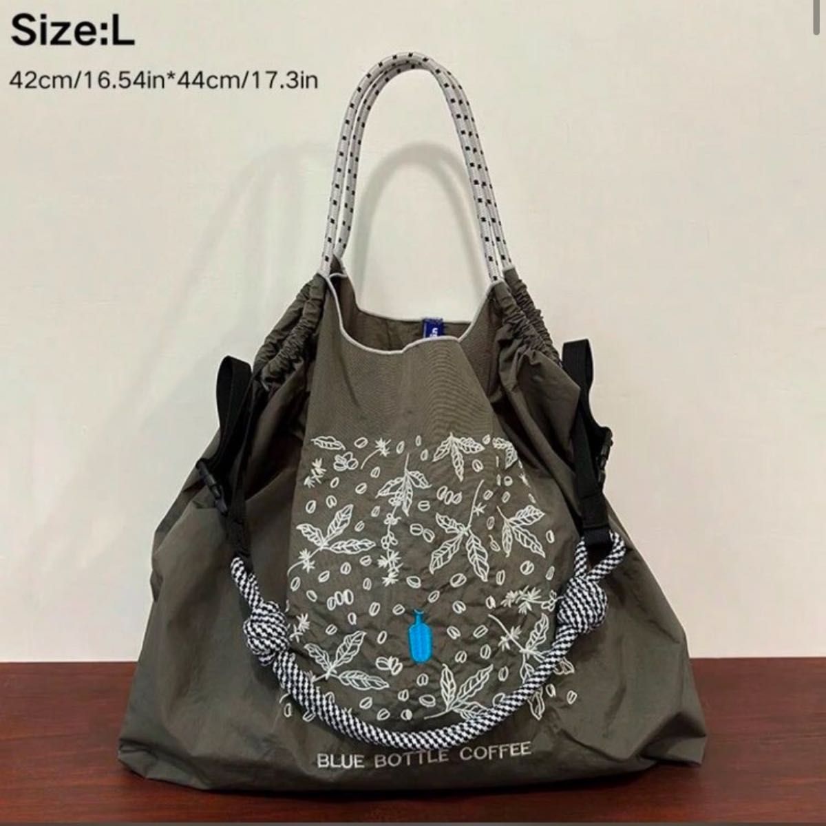 ブルーボトル エコバッグ トートバッグLサイズBLUE BOTTLE ブルーボトル エコバッグ トートバッグLサイズBLUE BOTTLE