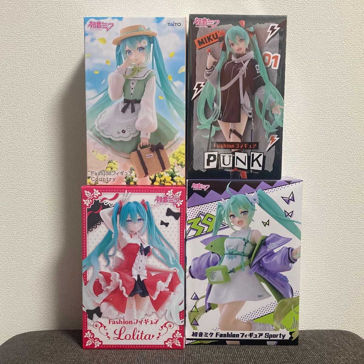 新品 未開封】 初音ミク Fashion フィギュア 4体セット|Yahoo 新品 未開封】 初音ミク Fashion フィギュア 4体セット|Yahoo
