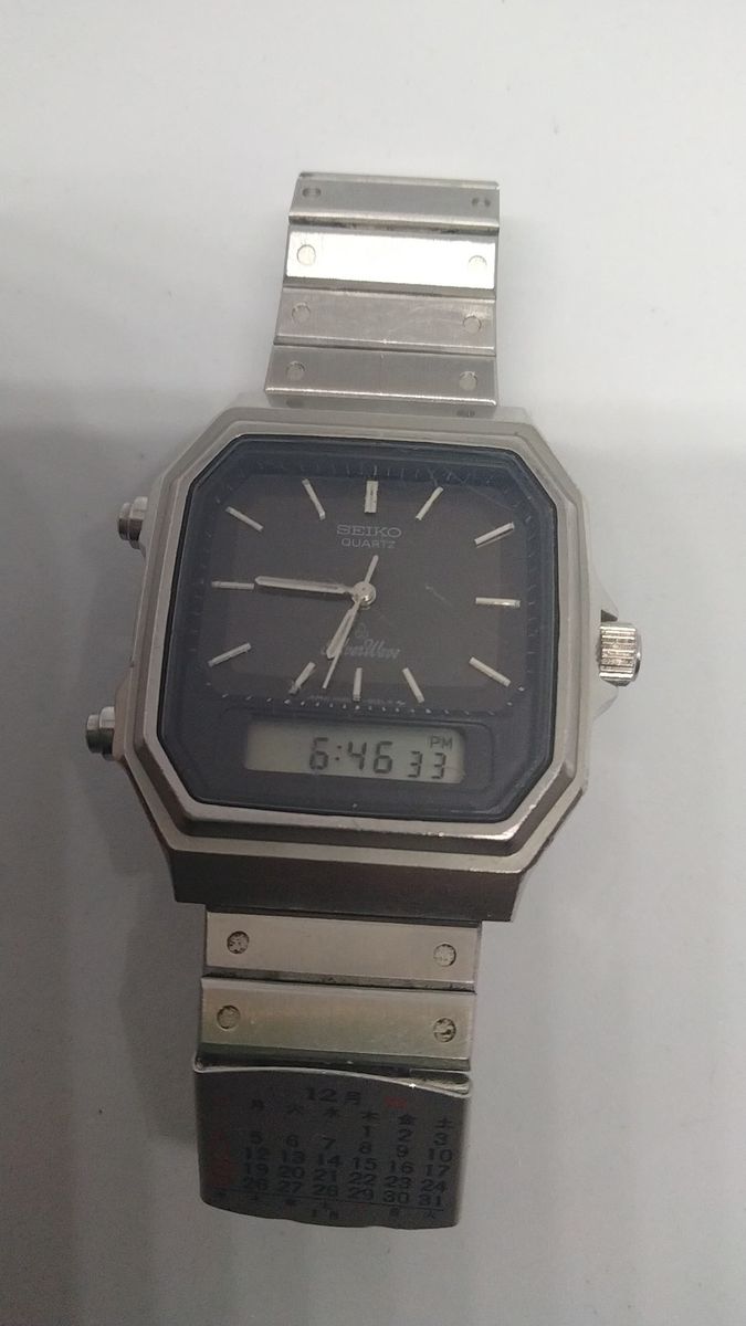 【稼働品】1983年製 SEIKO SilverWave アナデジ 438