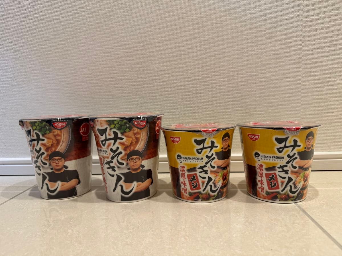 日清食品 ヒカキン プレミアム みそきん 濃厚味噌ラーメン 2個 日清食品 ヒカキン プレミアム みそきん 濃厚味噌ラーメン 2個