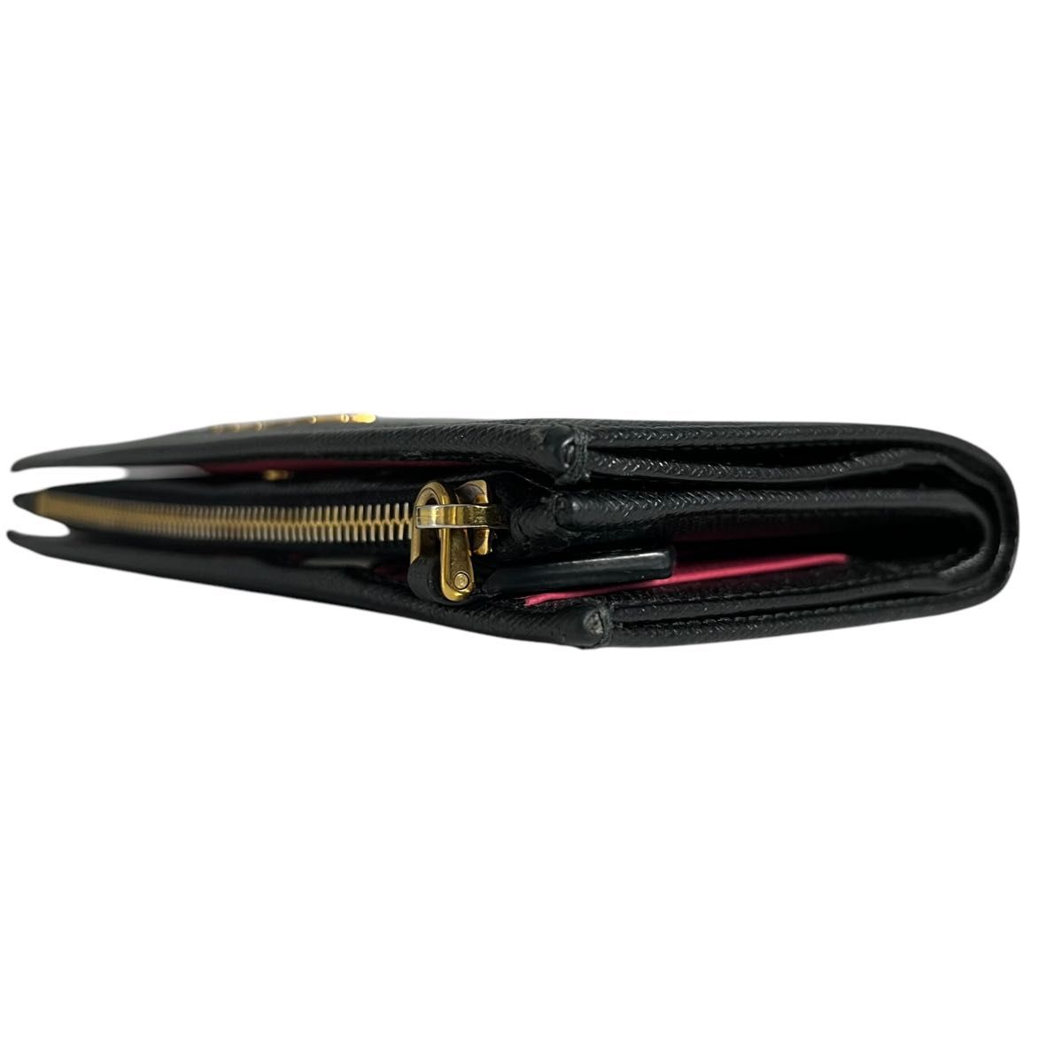 希少】PRADA プラダ 長財布 コインケース カードケース 二つ折り 希少】PRADA プラダ 長財布 コインケース カードケース 二つ折り