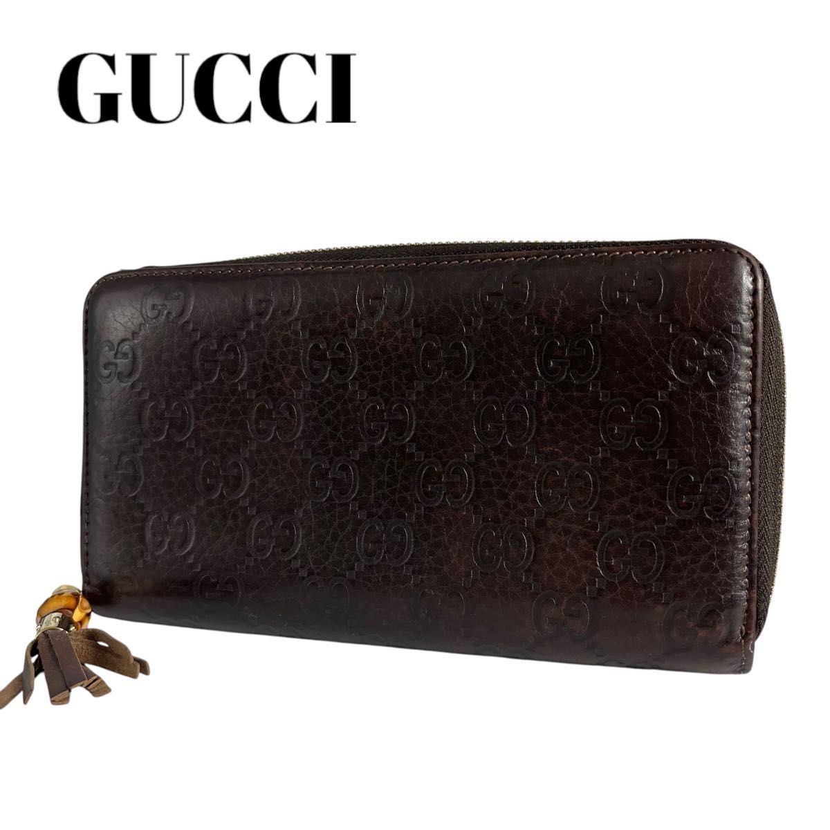極美】GUCCI グッチ 長財布 コインケース カードケース ラウンド 極美】GUCCI グッチ 長財布 コインケース カードケース ラウンド