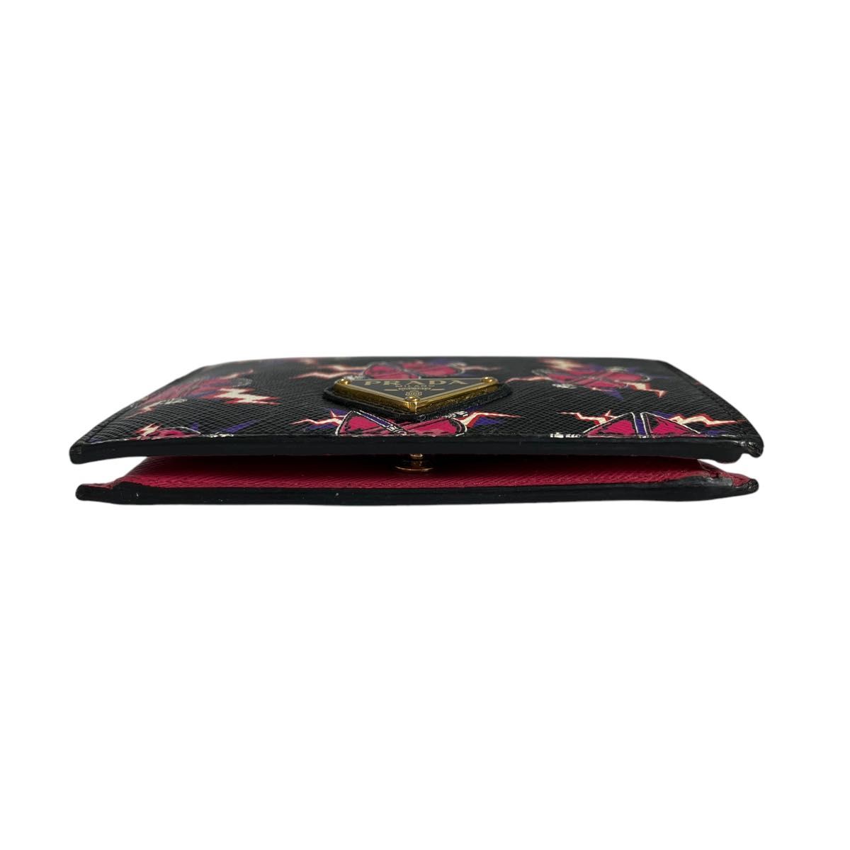 希少】PRADA プラダ 二つ折り財布 コインケース カードケース 希少】PRADA プラダ 二つ折り財布 コインケース カードケース