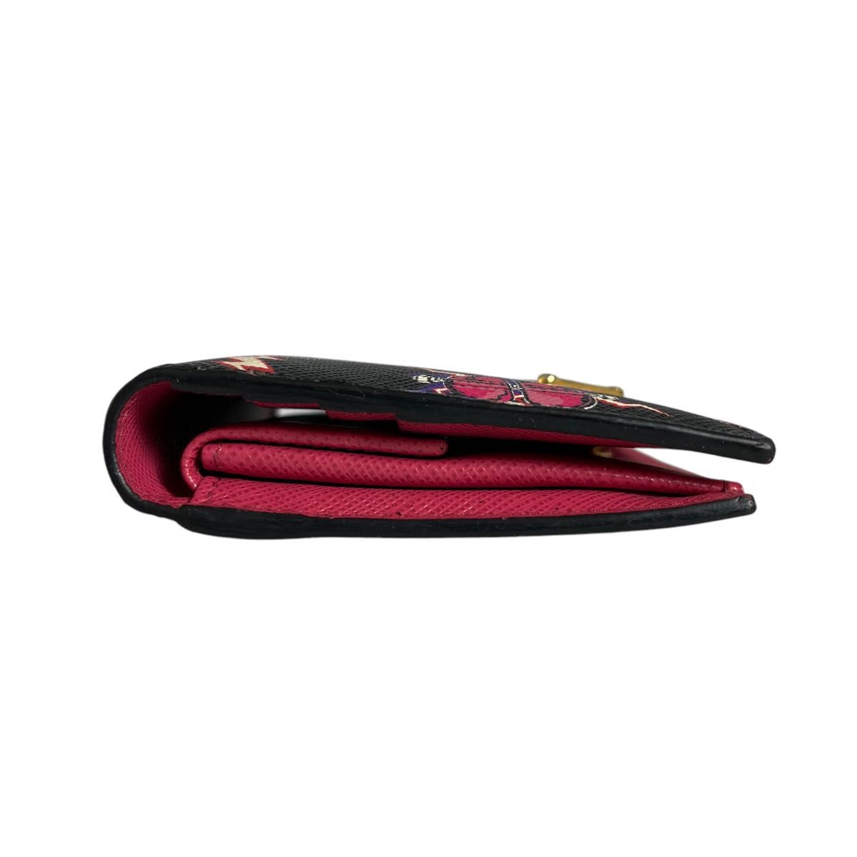 希少】PRADA プラダ 二つ折り財布 コインケース カードケース 希少】PRADA プラダ 二つ折り財布 コインケース カードケース