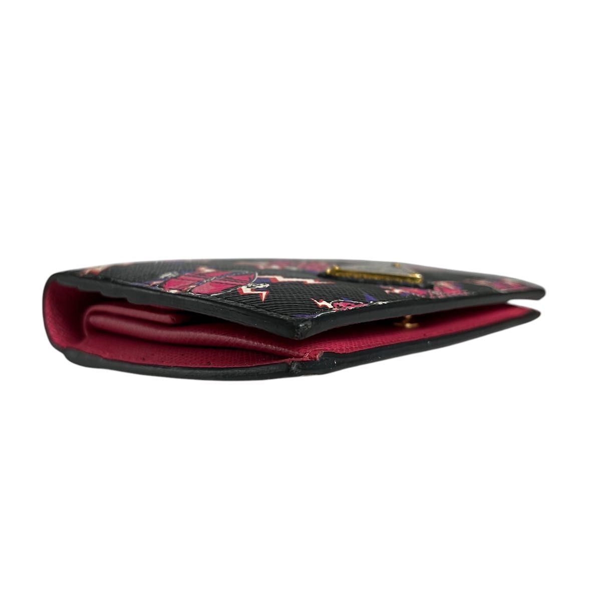 希少】PRADA プラダ 二つ折り財布 コインケース カードケース 希少】PRADA プラダ 二つ折り財布 コインケース カードケース