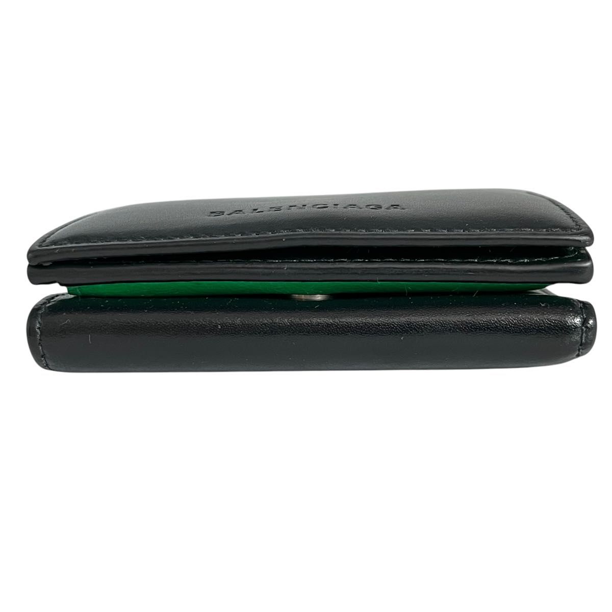 希少】BALENCIAGA バレンシアガ 三つ折り財布 コインケース 希少】BALENCIAGA バレンシアガ 三つ折り財布 コインケース