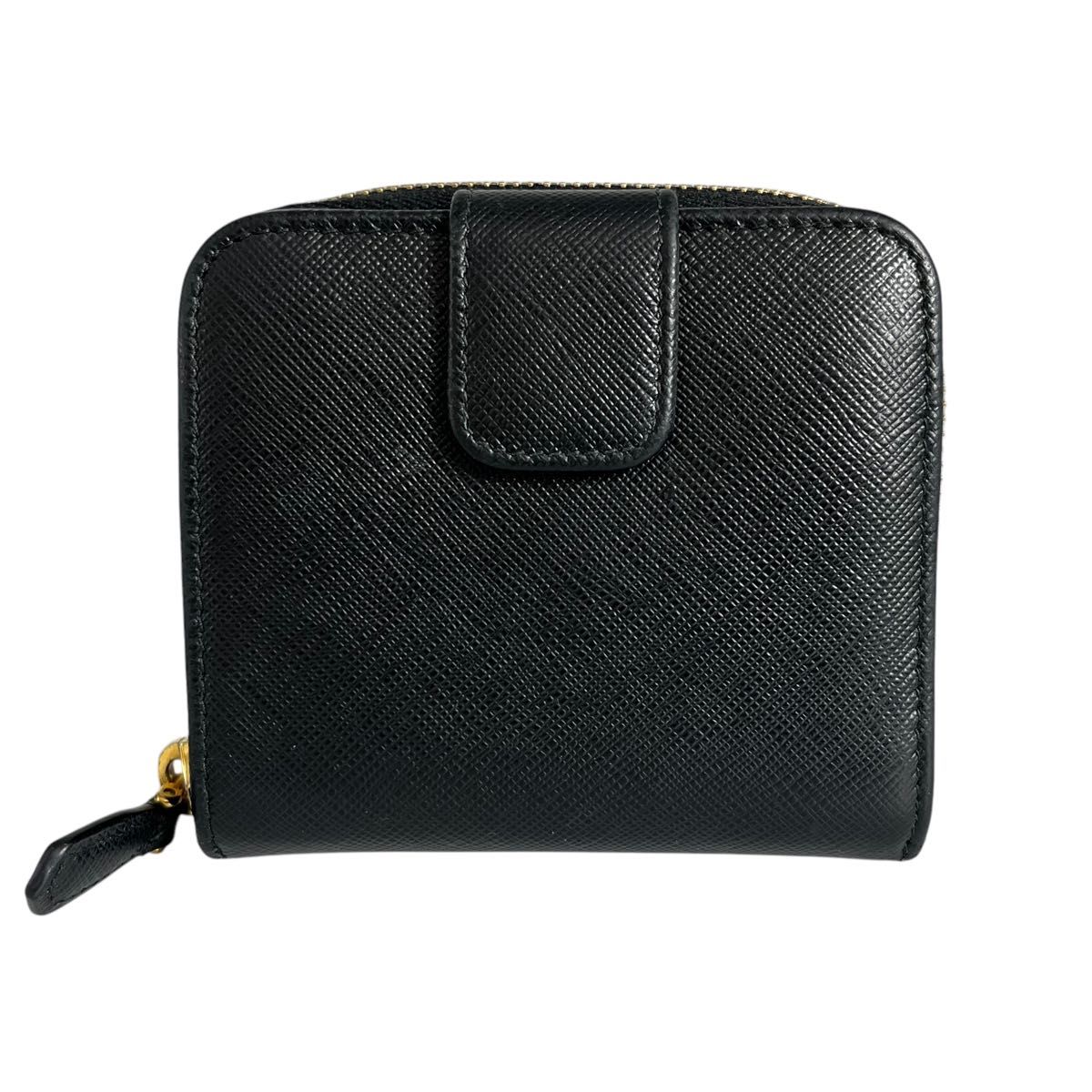 極美】PRADA プラダ 二つ折り財布 コインケース カードケース 極美】PRADA プラダ 二つ折り財布 コインケース カードケース