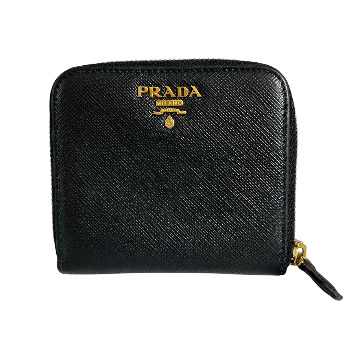 極美】PRADA プラダ 二つ折り財布 コインケース カードケース 極美】PRADA プラダ 二つ折り財布 コインケース カードケース
