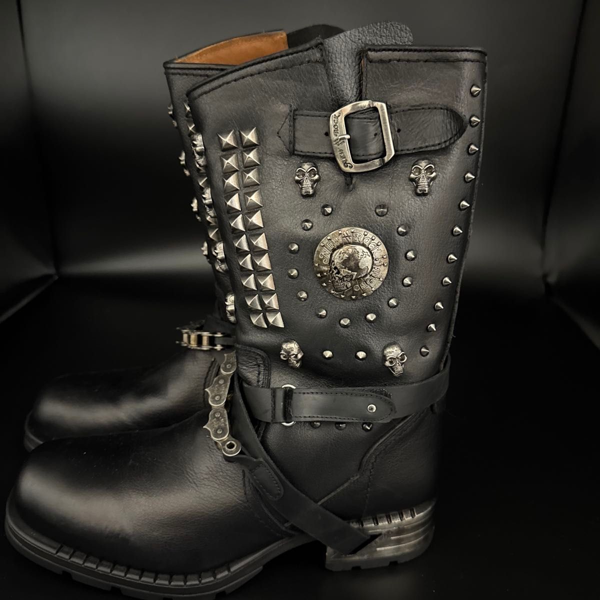 New Rock ニューロック エンジニアブーツ 26センチ 未使用 展示 New Rock ニューロック エンジニアブーツ 26センチ 未使用 展示